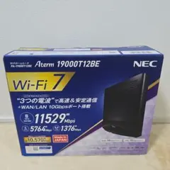 NEC Aterm PA-19000T12BE Wi-Fi 7 本体 ルーター - メルカリ