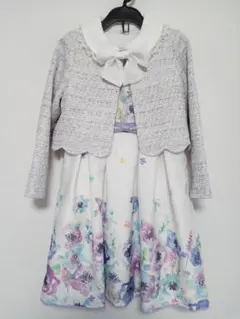 アナスイミニ【セレモニー3点セット】水彩花柄ワンピース、ジャケット、ブラウス