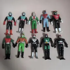レジェンドライダーシリーズ 仮面ライダー 昭和シリーズ ソフビ10体