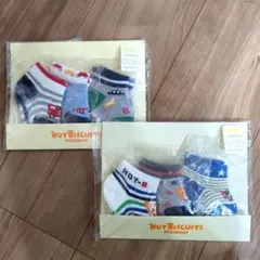 ミキハウス　ホットビスケッツ　靴下　ソックス　３足セット × ２パック