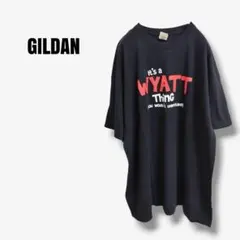 mt52626 GILDAN ギルダン　プリントTシャツ 黒 ビッグサイズ