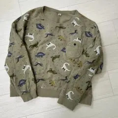 サイズ130 恐竜柄トレーナー