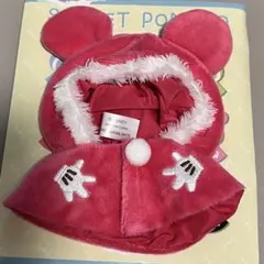 ディズニー　ポンチョ　シークレットポンチョ　赤　レッド