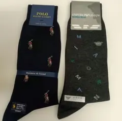 【未使用】MEN'Sブランドソックス２足セット