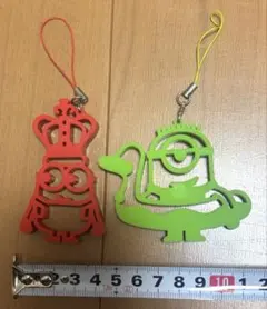 ミニオンズ　ラバーキーホルダー　2個
