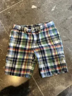 Polo Ralph Lauren チェック柄ハーフパンツ 4T