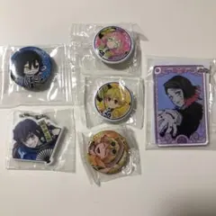 鬼滅の刃 くら寿司 キャンペーン  缶バッジ キーホルダー 6点セット