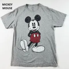 ミッキーマウス Tシャツ 白い靴 クラシック ディズニー公式 ヴィンテージ風