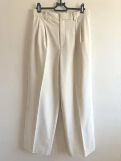 UNIQLO タックワイドパンツ　L