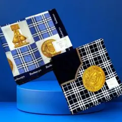 未使用 BURBERRY ハンカチーフ ノバチェック ホースマーク58 大判のサムネイル
