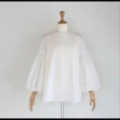 pois ポワ gather2way blouse ギャザーブ ラウス - メルカリ