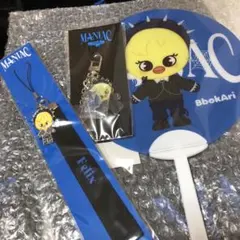 スキズ フィリックス ペンライトストラップ うちわ アクキー SKZOO セット