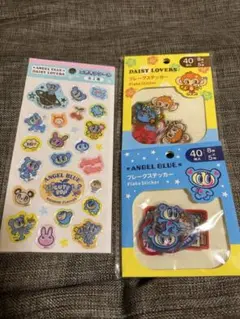 エンジェルブルー デイジーラヴァーズ　セリア フレークステッカー エポキシシール