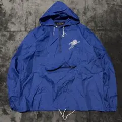 USA製　アノラックパーカー　ナイロンジャケット　アウター　プリント　古着