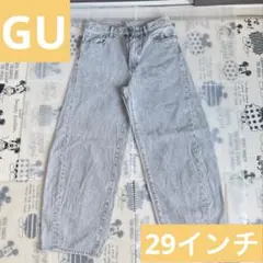 GU バレルレッグジーンズ　29インチ