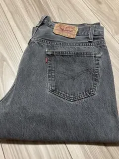 90s Levi's 501 先染めブラック デニム W36 L32
