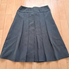 Dazyハイウエスト プリーツスカート Sサイズ グレー