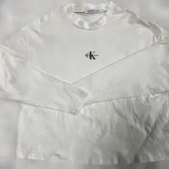 Calvin Klein Jeans ホワイト 長袖Tシャツ S