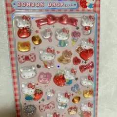 ハローキティ　 ボンボンドロップシール　 サンスター文具　正規品