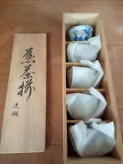 青花模様 茶器5点セット