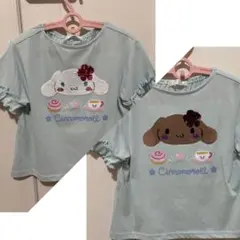 新品未使用　サンリオ シナモロール 半袖Tシャツ　 110cm スパンコール