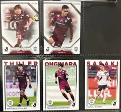 【5枚セット】 EPOCH Jリーグ 2025-26 & topps 2025