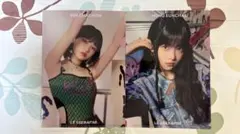 LE SSERAFIMのキム・チェウォンとホン・ウンチェのクリアファイルセット