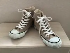 CONVERSE コンバース ベージュ ハイカットスニーカー 23㎝