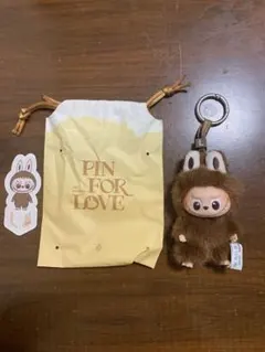 ラブブ PIN FOR LOVEシリーズ アルファベットチャーム【L】