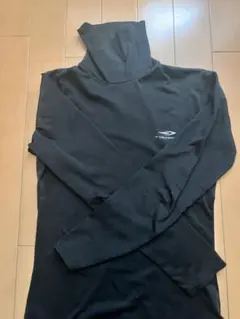 野球アンダーシャツ黒150裏起毛