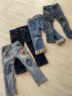 ダブルビー　ジーパン　Gパン　長ズボン　100サイズ　セット