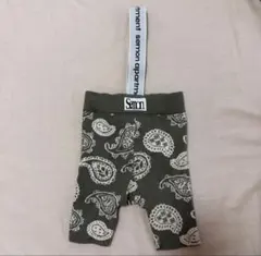 semonサスペンダー付きニットパンツ
