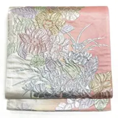 V435 ●高級 正絹 六通 袋帯