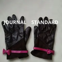 レザーとスエードの冬用手袋