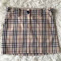 【未使用級✨】バーバリーブルーレーベル ノバチェック タイト ミニスカート 36