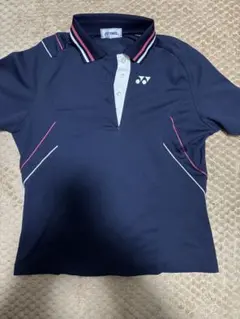 【美品】ヨネックス レディース L シャツ 紺 ネイビー バドミントン テニス