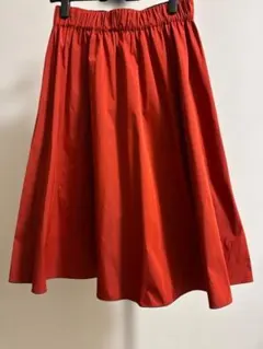 グローバルワーク　リバーシブルスカート　ネイビー&レッド