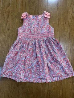 ★センスオブワンダー リバティ ワンピース★100cm ペイズリー