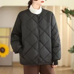 大きいサイズ 中綿入り ジャンパー ブルゾン 3色展開 カジュアル アウター