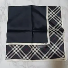 【新品未使用】バーバリー ハンカチ 高級コットン チェック柄　BURBERRY