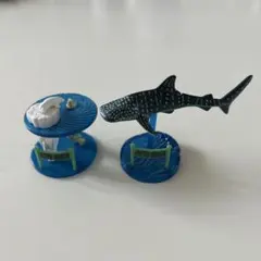ANOTHER AQUARIUM ジンベエザメ　アザラシ　フィギュア 2点セット