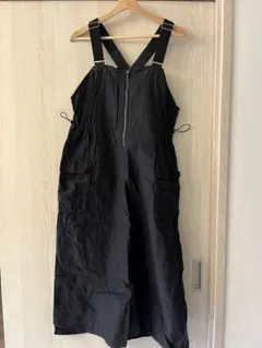 ニコアンド　ドロストZIPジャンパースカート