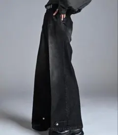 ADRER エクストラクオリティワイドフレアパンツ