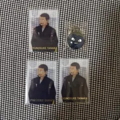 坂ノ下商店 ハイキュー トレカ　ガラスキーホルダー 田中龍之介 4点セット