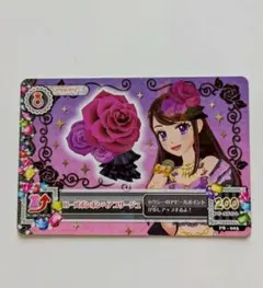 アイカツカード　ローズボンボンヘアコサージュ