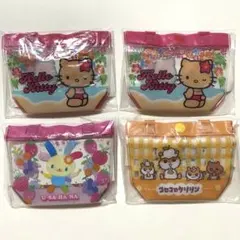 サンリオ ガチャ プールバッグ風ミニポーチ 4点セット
