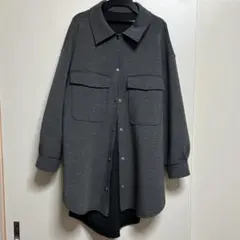 スコットクラブ　ジャケット　コート　グレー スウェット感素材　サイズ9号