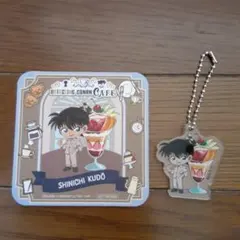 工藤新一　名探偵コナン　コースター　アクリルキーホルダー