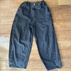 GU kids バレルレッグジーンズ 130cm