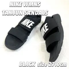 【NIKE】 Women's TANJUN(単純) サンダル BK 27.0cmのサムネイル